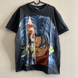 Dragon Ball Z Shadow Trunk Zamasu Goku T-Shirt Large Black All Over Print